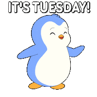 Tuesday Morning Penguin Sticker by Pudgy Penguins