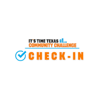 itstimetx itt check-in community challenge its time texas Sticker
