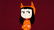 Sniff Reaction GIF by Kitty Is Not A Cat
