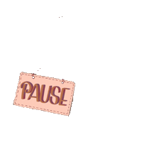 Break Pause Sticker by Handbeschriftetes