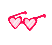 Glasses Love Sticker