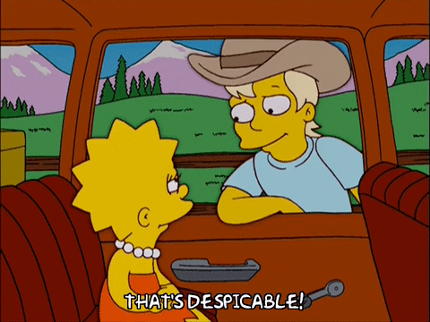sad lisa simpson GIF