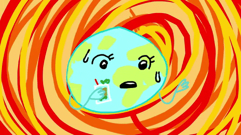 climate change earth day GIF by Cartuna