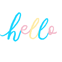 Art Hello Sticker