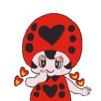 Ladybug Thank You Sticker