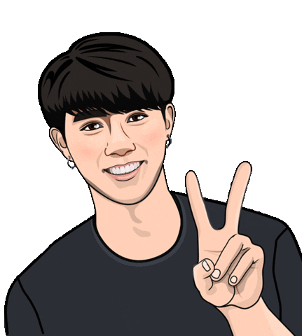 stasyafatueva smile asian actor peace out Sticker
