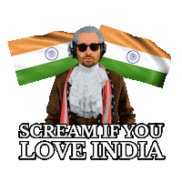 India Flag Sticker