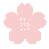 Logo Pink Sticker by Studio REN