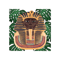 King Africa Sticker by Monstera Mania
