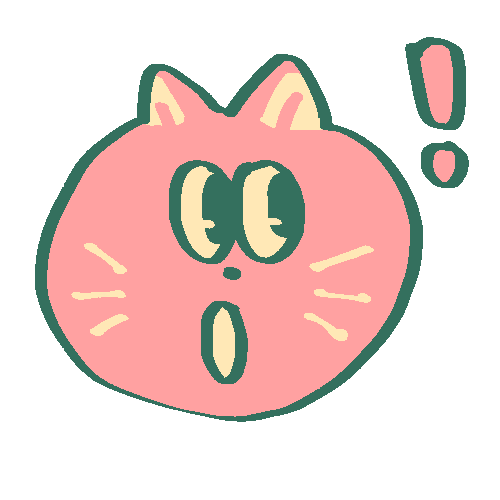 Cat Pink Sticker by rita wita