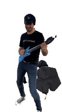 Dance Guitar Sticker by Emo Night Houston