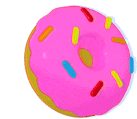 Pink 3D Sticker by cecy meade