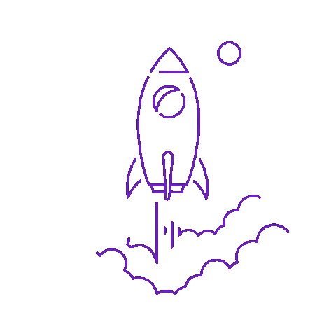 TECCompany giphyupload space internet rocket Sticker