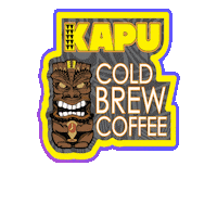 kapucoffee coldbrew kapu kapucoffee kapu cold brew coffee Sticker