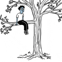 gritx tree mental health self care breathe GIF