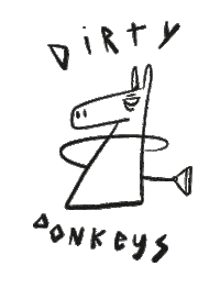 timderooze donkey wakeboard handle wakeboarding Sticker