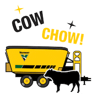 vermeercorp cow agriculture farmer hay Sticker