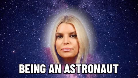 Jessica Simpson Astronaut GIF by BuzzFeed