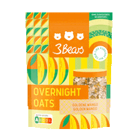 3bearsporridge rainbow porridge hafer 3bears Sticker