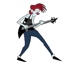Rock Tocar Sticker by Ronaldo