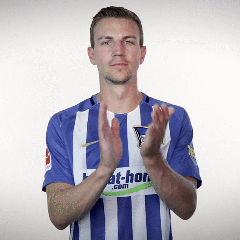applaus GIF by Hertha BSC