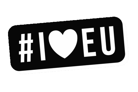 iloveeu_shop giphyupload black europe hashtag Sticker