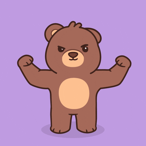 Teddy Bear Good Luck GIF by BEARISH