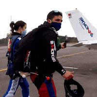 Tandem GIF by Skydive Maia Paraquedismo
