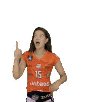 Pointing Celebrate Sticker by NUCVolleyball