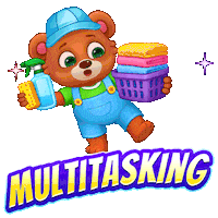 Stressed Work Sticker by Lucas and Friends by RV AppStudios
