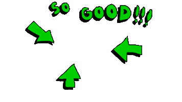 So Good Arrows Sticker by deladeso