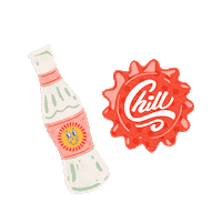 AlixN cool summer drink sun Sticker