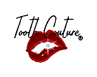 toothcouture wow yes sparkle gold Sticker