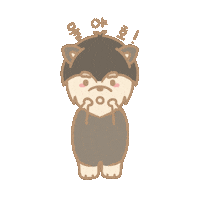Dog Molly Sticker