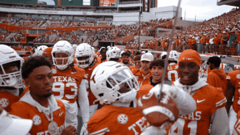 Texas Football Hook Em GIF by Texas Longhorns