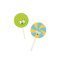 Illustration Candy Sticker by Pipsticks