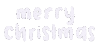 Merry Christmas Handwritting Sticker