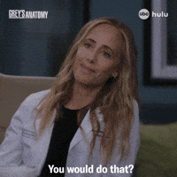You Would Do That Greys Anatomy GIF by ABC Network
