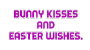 Easter Bunny Love Sticker by OpticalArtInc.