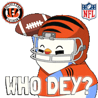 Cincinnati Bengals Dancing Sticker by Pudgy Penguins
