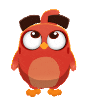 Rovio happy fun dancing red Sticker