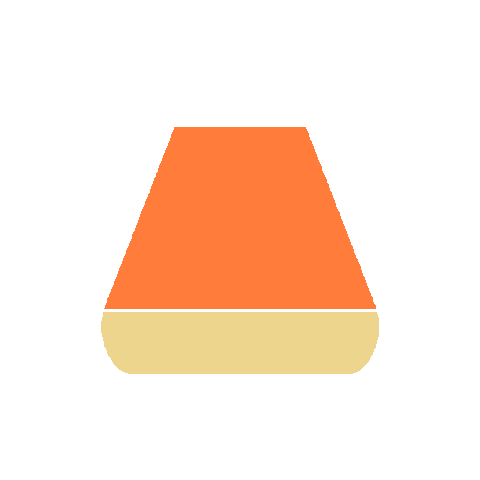 Candy Corn Halloween Sticker by Tate + Zoey