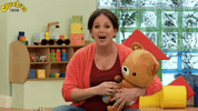 Teddy Bear Hug GIF by CBeebies HQ