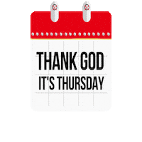 Thank God Thursday Sticker by jackiesplacesj