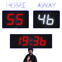 46 Away Sticker