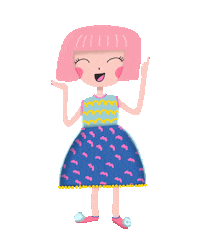Happy Girl Sticker by Lada Fiori
