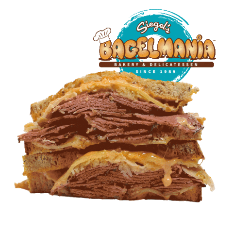 Bagelmanialv giphythatsgonnabeanofrommedawg vegas las vegas reuben Sticker