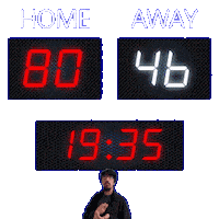 46 Away Sticker