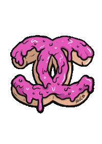 Designer Donut Sticker