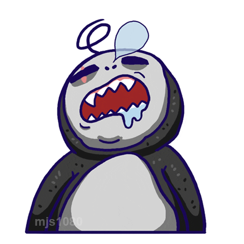 Tired Sleep Sticker
